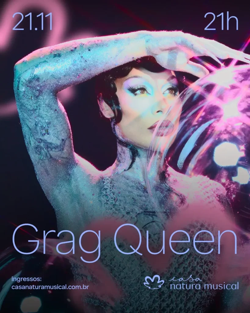 Em clima de estreia, Grag Queen lança a era “Cósmica” com dois pré-shows em São Paulo e Campinas