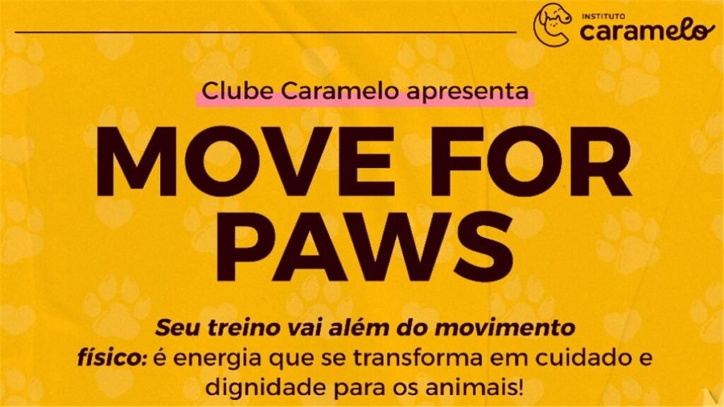 Move for Paws une saúde mental, bem-estar e causa animal em evento no Pacaembu