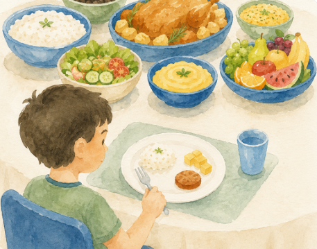 Seletividade alimentar no autismo: 10 estratégias para tornar as refeições mais acolhedoras Guia sobre seletividade alimentar no autismo apresenta orientações para famílias tornarem as refeições mais acolhedoras.